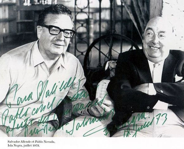  Salvador Allende et Pablo Neruda 