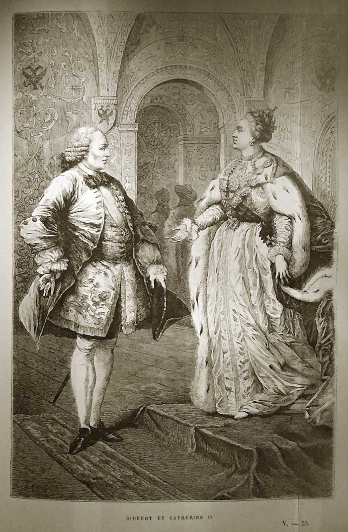 Diderot et Catherine II de Russie Diderot et Catherine II
