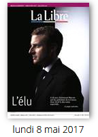  Couverture de La Libre du 8 mai 2017 